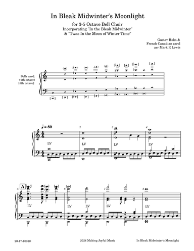 In Bleak Midwinter's Moonlight (arr. Mark R Lewis)