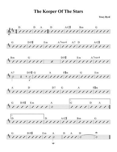 The Keeper Of The Stars (arr. David M Fagnant)