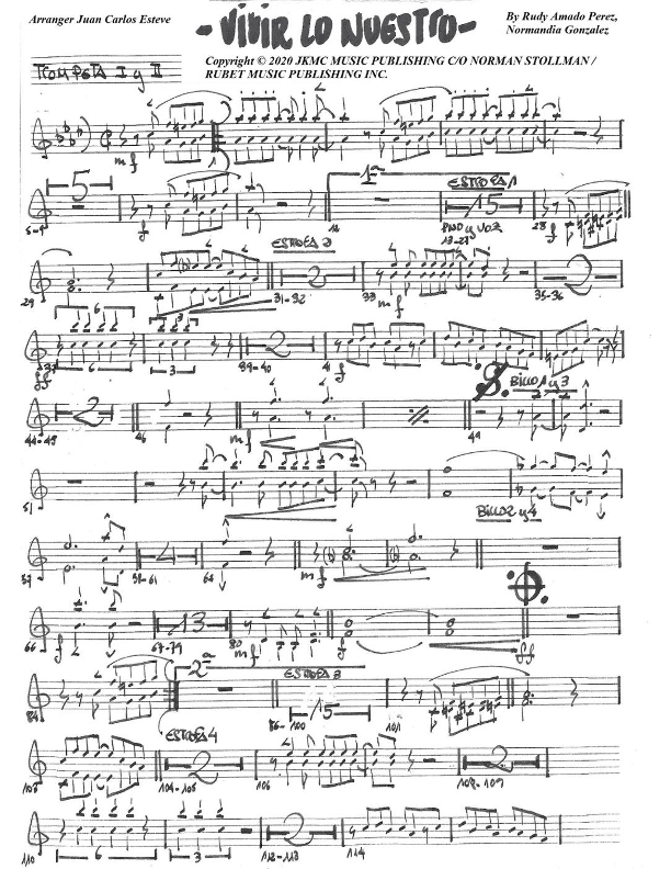 Vivir Lo Nuestro (arr. juan carlos esteve /Gran Coda)