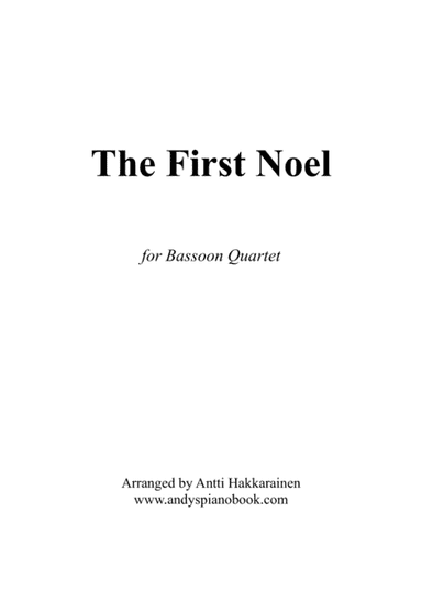 The First Noel - Bassoon Quartet (arr. Antti Hakkarainen)