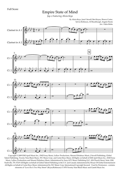 Empire State Of Mind (arr. Fabio Britto)