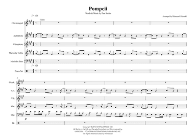 Pompeii (arr. Rebecca Celebuski)