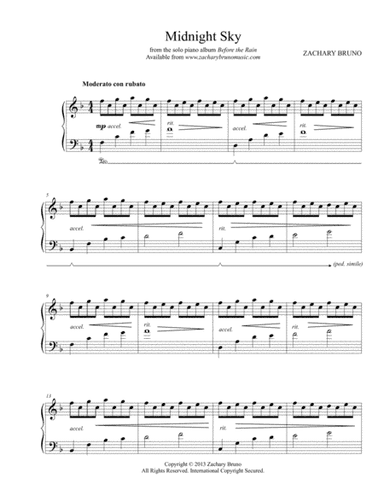 Midnight Sky - Zachary Bruno