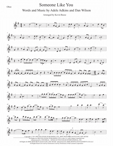 Someone Like You (arr. Kevin Busse)