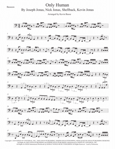 Only Human (arr. Kevin Busse)