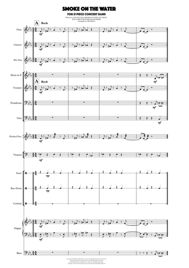 Smoke On The Water (arr. Lee Holt)