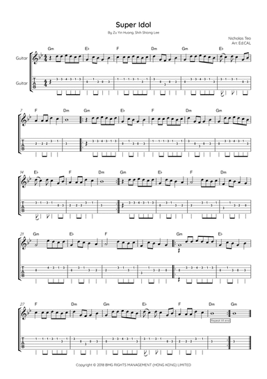 Super Idol (arr. Arr. Ed.CAL)