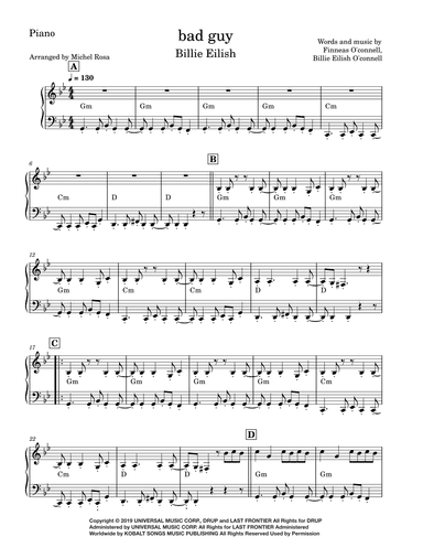 Bad Guy (arr. Harmonistas)