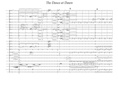 The Dance at Dawn (Full Score)