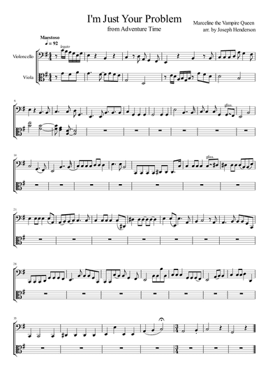 I'm Just Your Problem (arr. Joe Henderson)