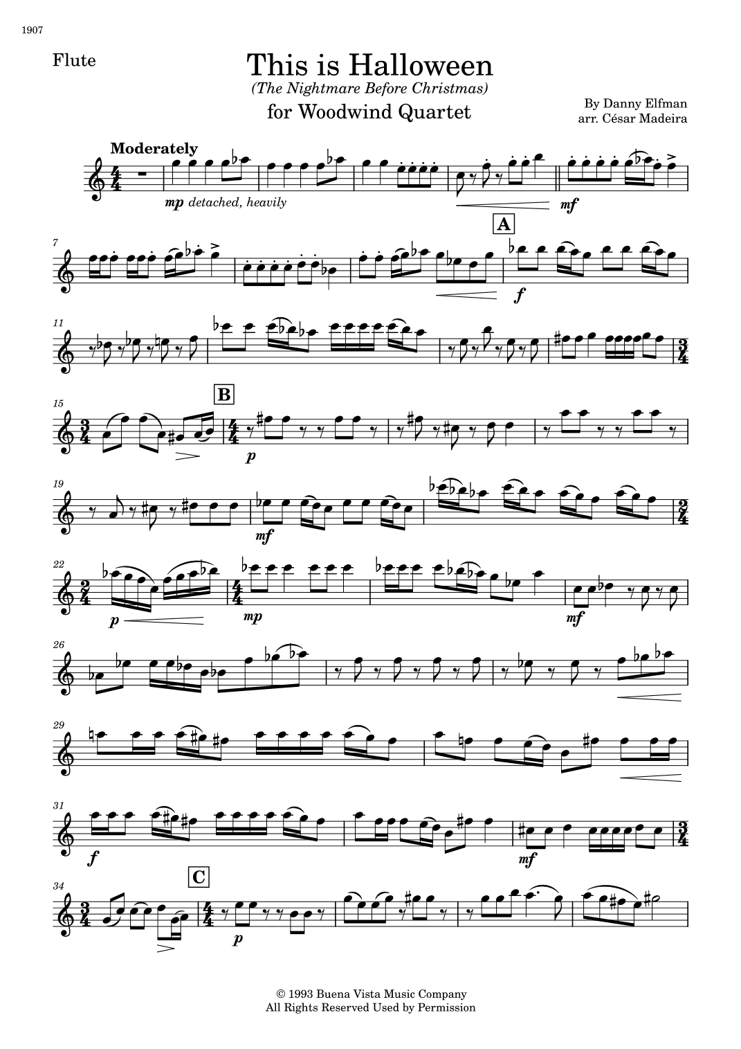 This Is Halloween (arr. César Madeira)