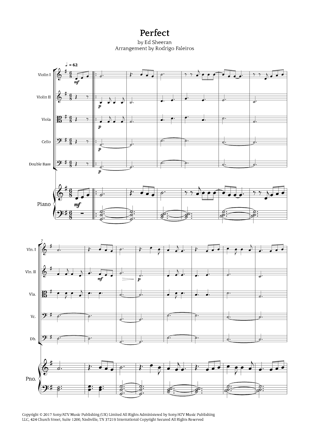 Perfect (arr. Rodrigo Faleiros)
