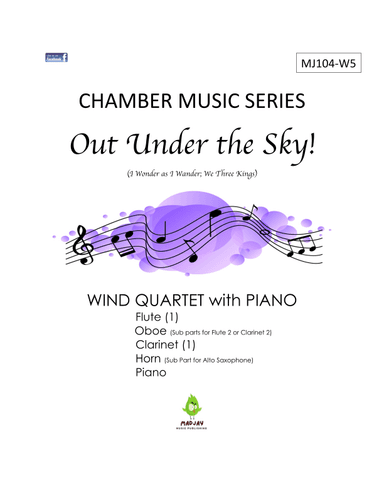 Out Under the Sky! (WIND QUARTET & PIANO) (arr. Greg Engell)