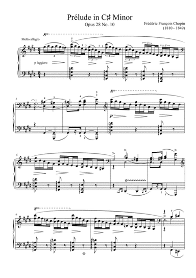 Prelude Op.28, No.10 (arr. Thomas Jancso)