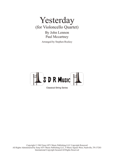 Yesterday (arr. Stephen Rockey)