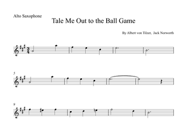 Take Me Out To The Ball Game (arr. Alex Nunes Rodrigues)