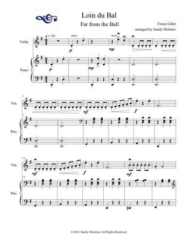 Loin du Bal (Far from the Ball) (arr. Sandy McIntire)