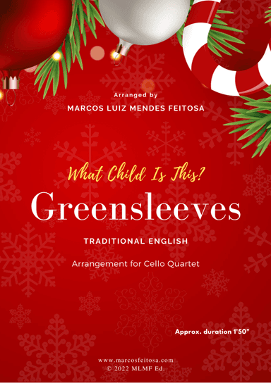 Greensleeves - Cello Quartet (arr. MARCOS LUIZ MENDES FEITOSA)