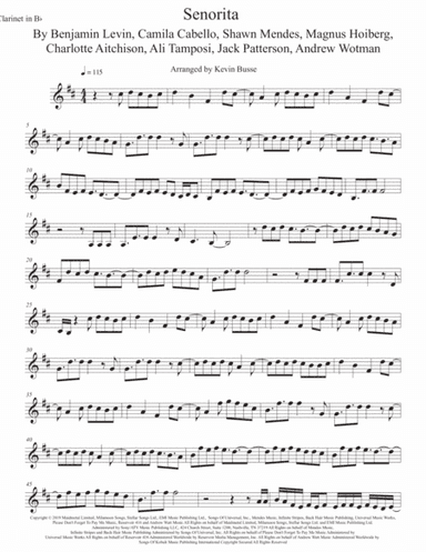 Senorita (arr. Kevin Busse)