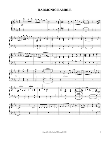 Harmonic Ramble