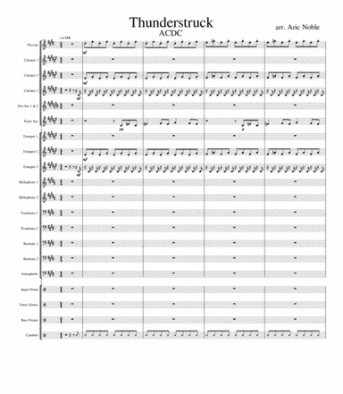 Thunderstruck (arr. Aric Noble)