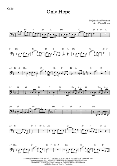 Only Hope (arr. Fabio Britto)