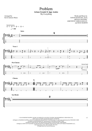 Problem (arr. Gavin Jackson Music)