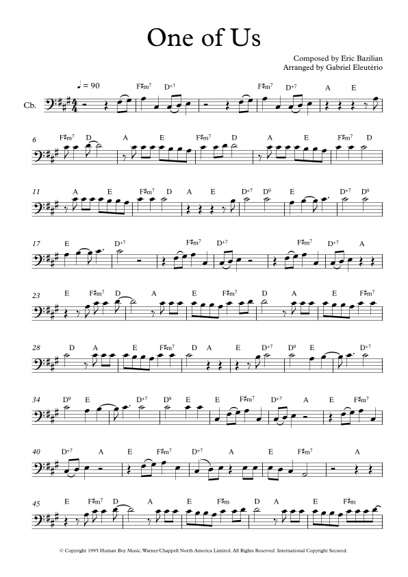 One Of Us (arr. Gabriel Eleutério)