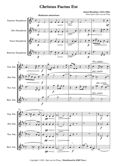 Christus Factus Est (arr. Bart van der Ploeg)