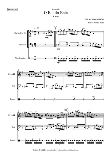 O Rei da Bola, para Pelé (Chôro) - with chords