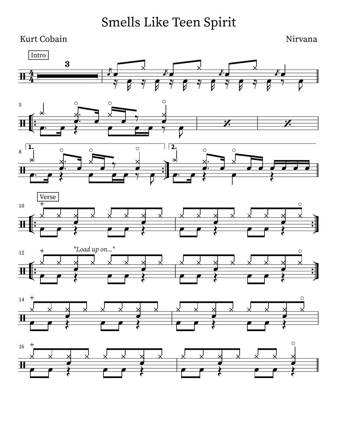 Smells Like Teen Spirit (arr. Anthony Freda)