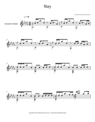 Stay (arr. André Laitano)