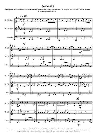 Senorita (arr. Nicolás Cortés Castillo)