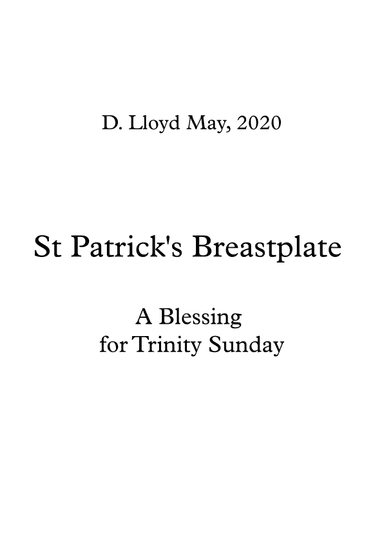 St. Patrick's Breastplate - Christ Be With Me