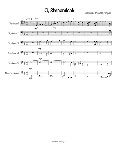 Shenandoah (arr. Noah Flanigan)