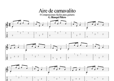 Aire de carnavalito by G. Bianqui Piñero. (arr. Leonardo Ramos)