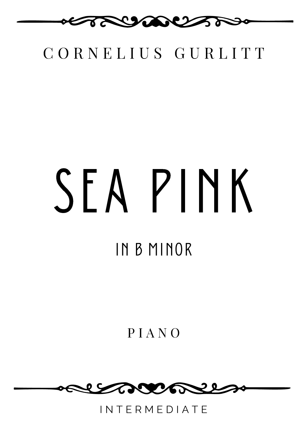 Gurlitt - Sea Pink from Kleine Blumen in B minor - Intermediate (arr. Piacere Music Sheets)