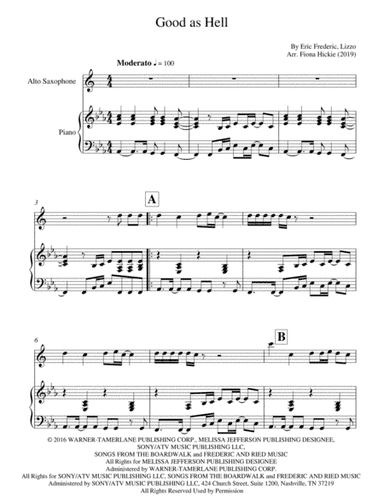 Good As Hell (arr. Fiona Hickie)