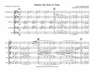 Nearer, My God, To Thee (arr. Dean Mounts)