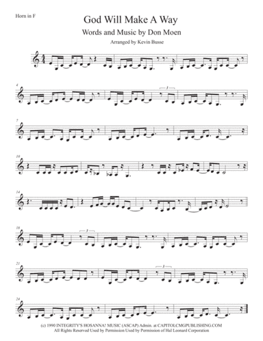 God Will Make A Way (arr. Kevin Busse)