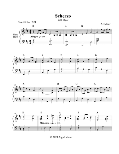 Scherzo in D Major