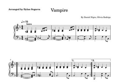 Vampire (arr. Dylan Segarra)