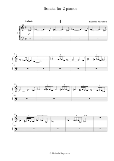 Sonata for 2 pianos