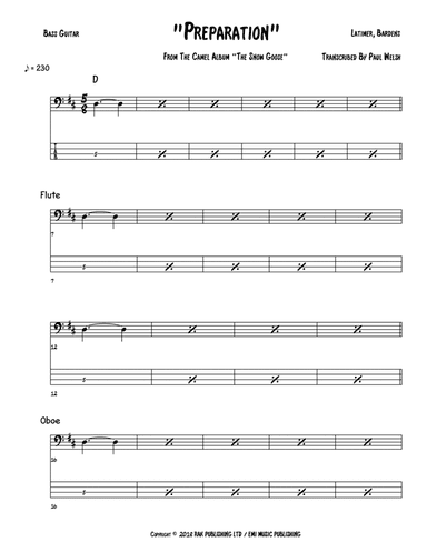 Preparation (arr. Accubass)