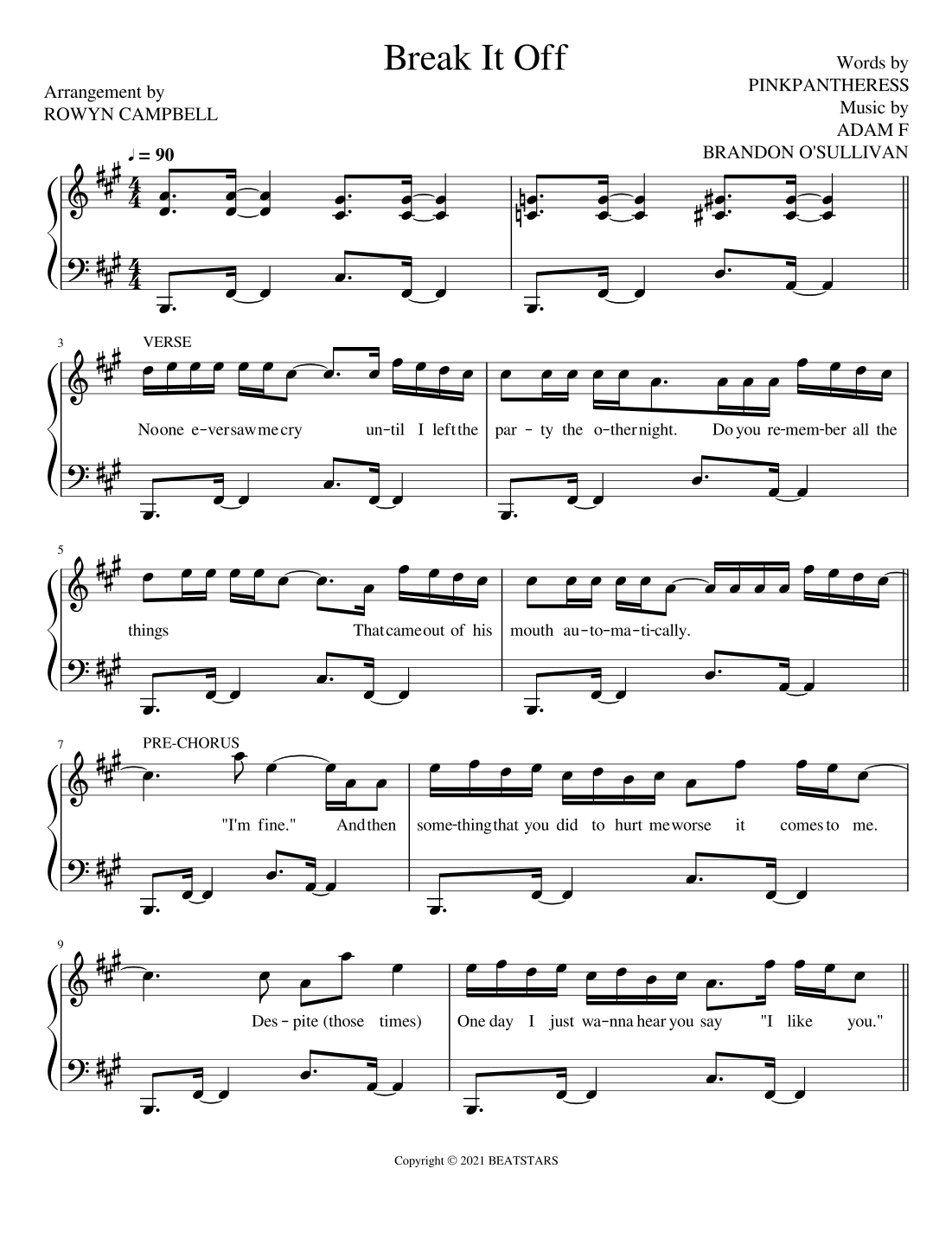 Break It Off (arr. Rowyn Campbell)