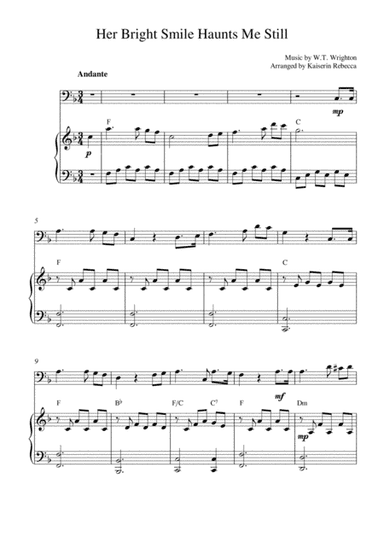 Her Bright Smile Haunts Me Still (arr. Kaiserin Rebecca)
