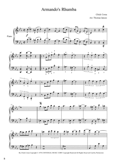 Armando's Rhumba (arr. Thomas Jancso)