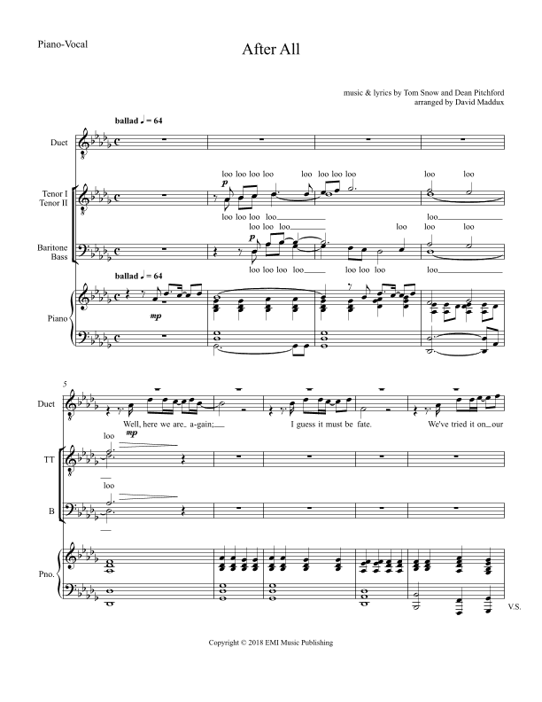 After All (arr. David Maddux)