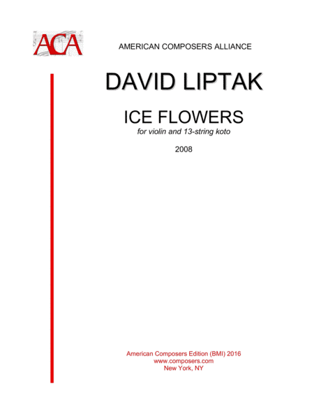 [Liptak] Ice Flowers
