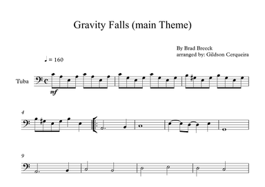 Gravity Falls (main Theme) (arr. Gildson Cerqueira)